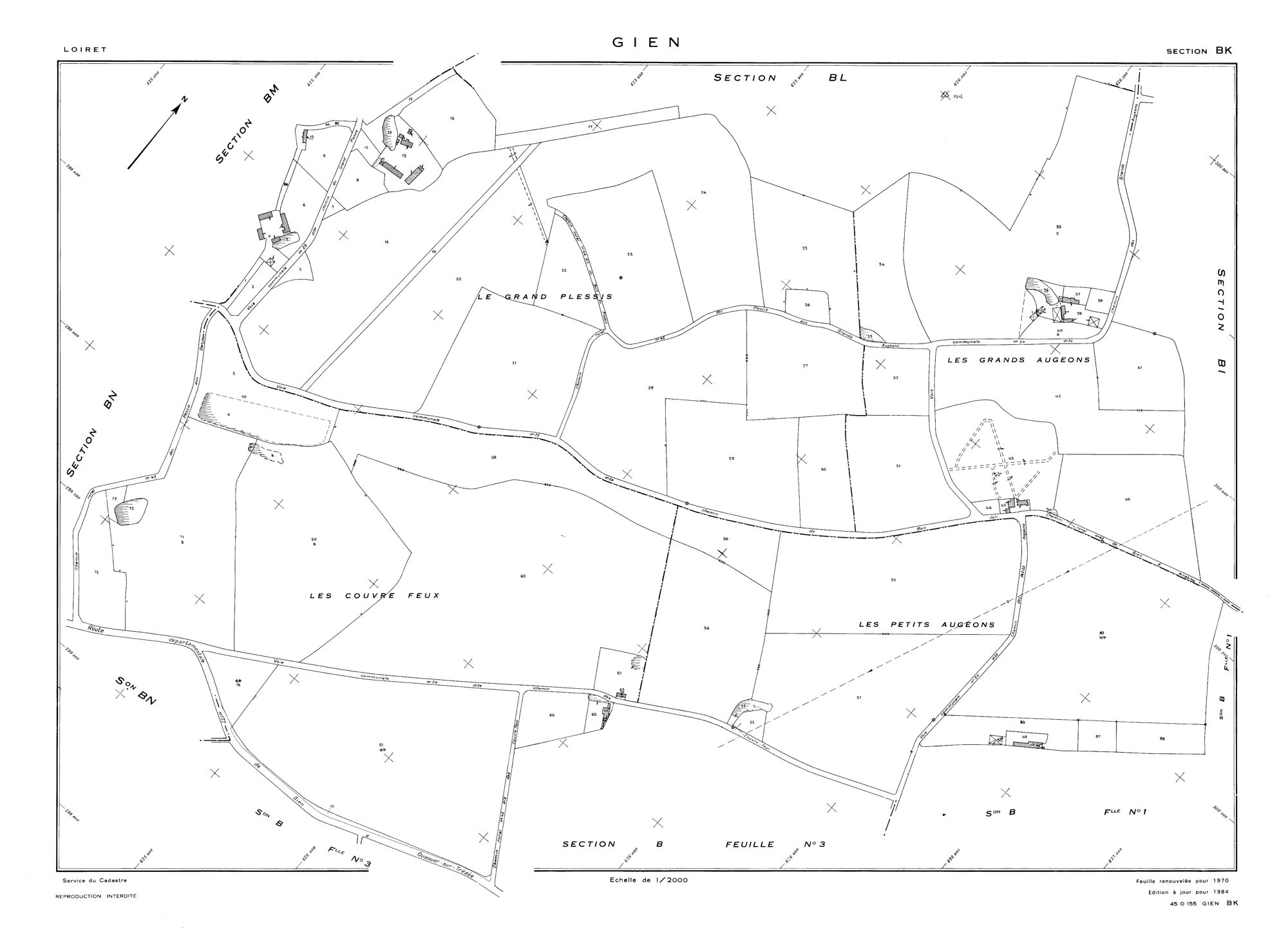 Gien - Sections