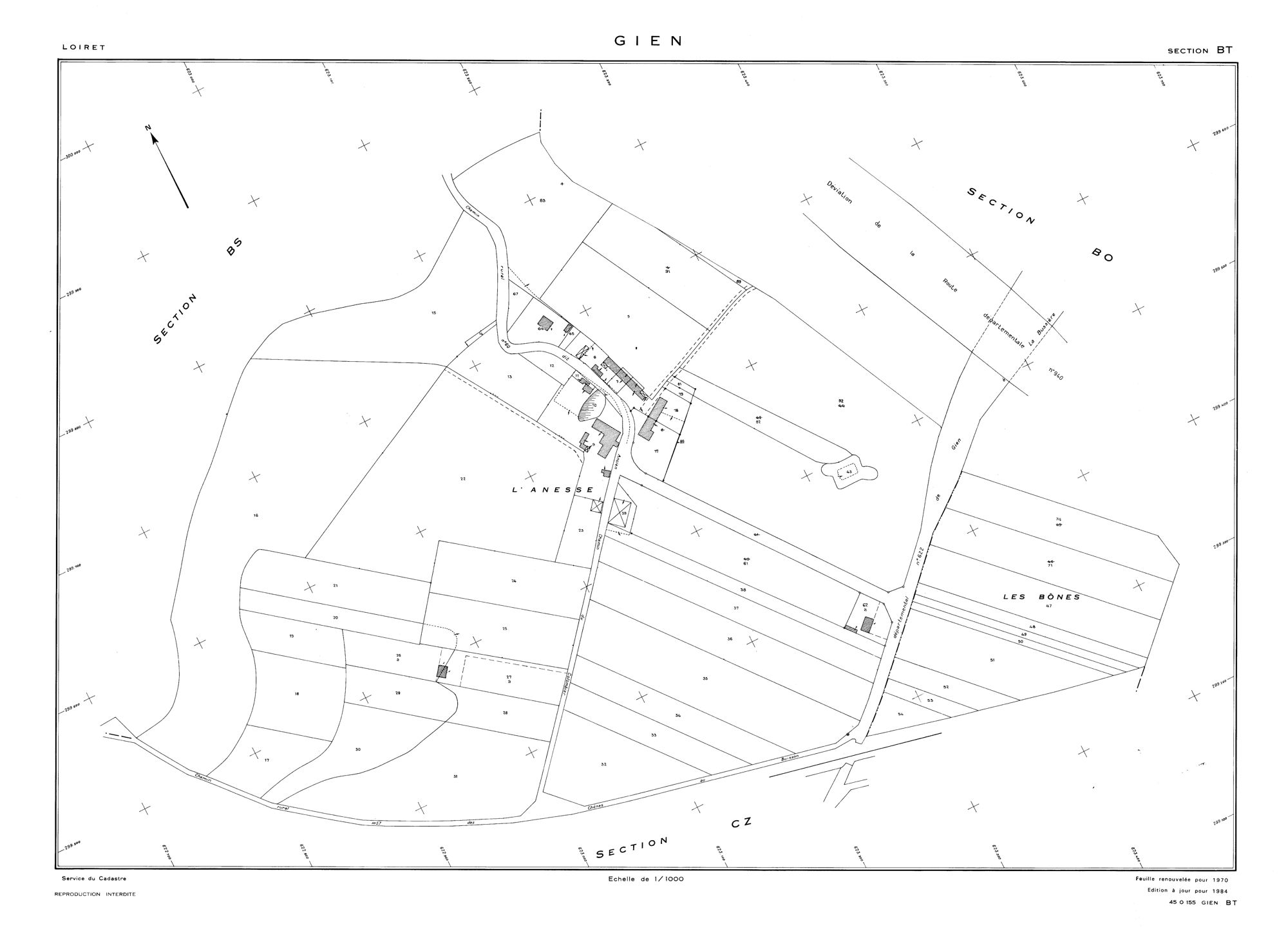 Gien - Sections