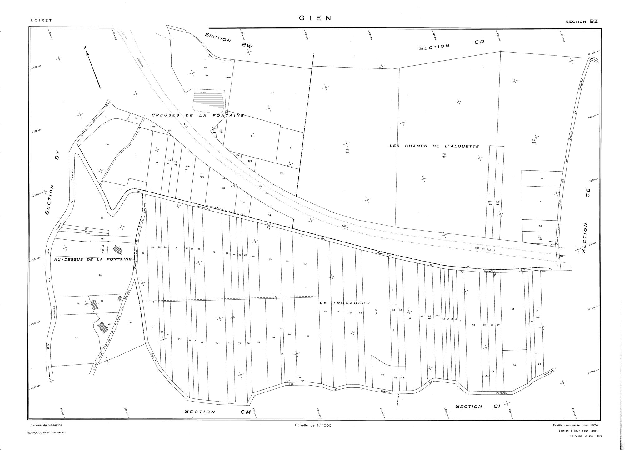 Gien - Sections