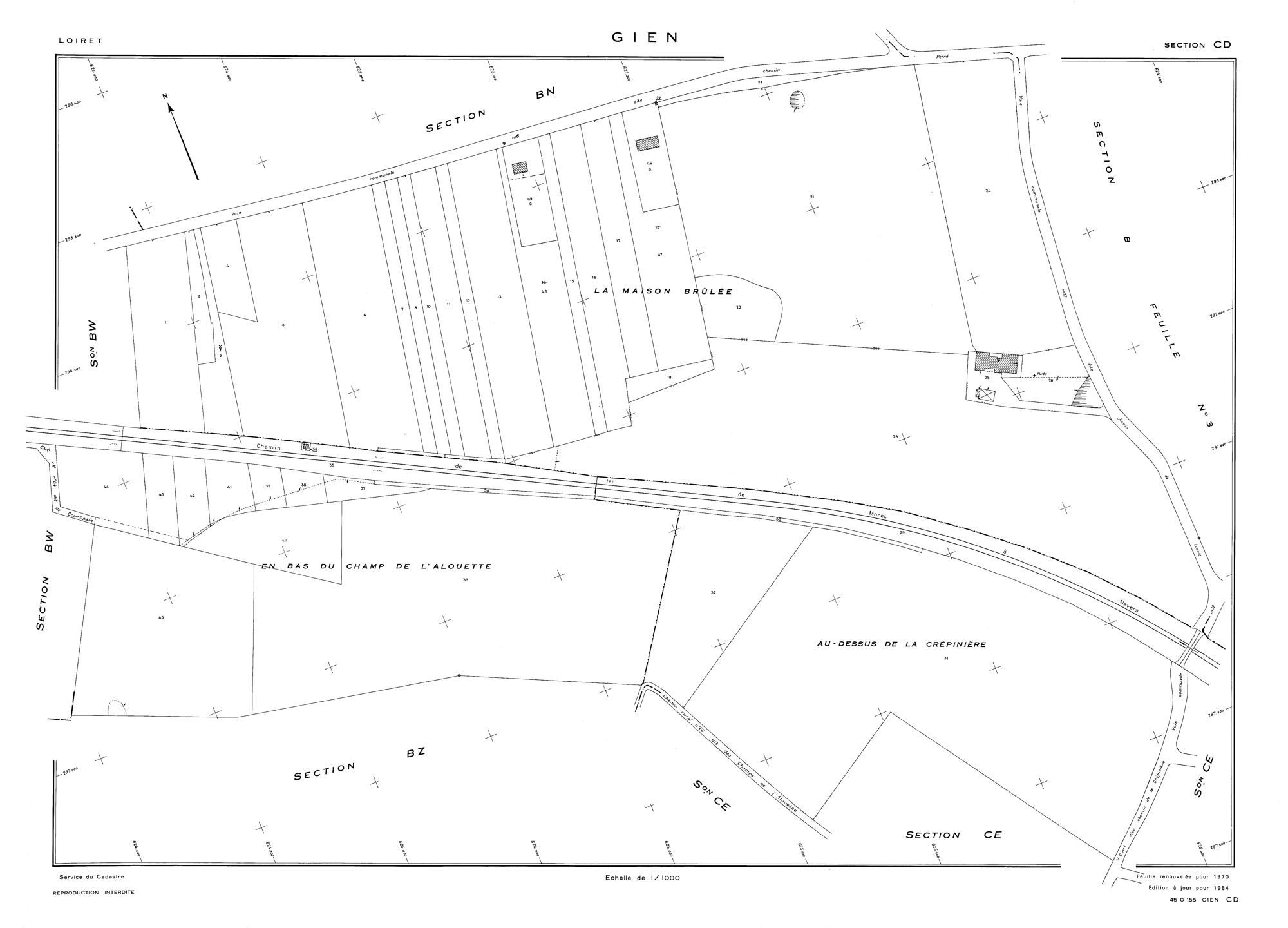 Gien - Sections