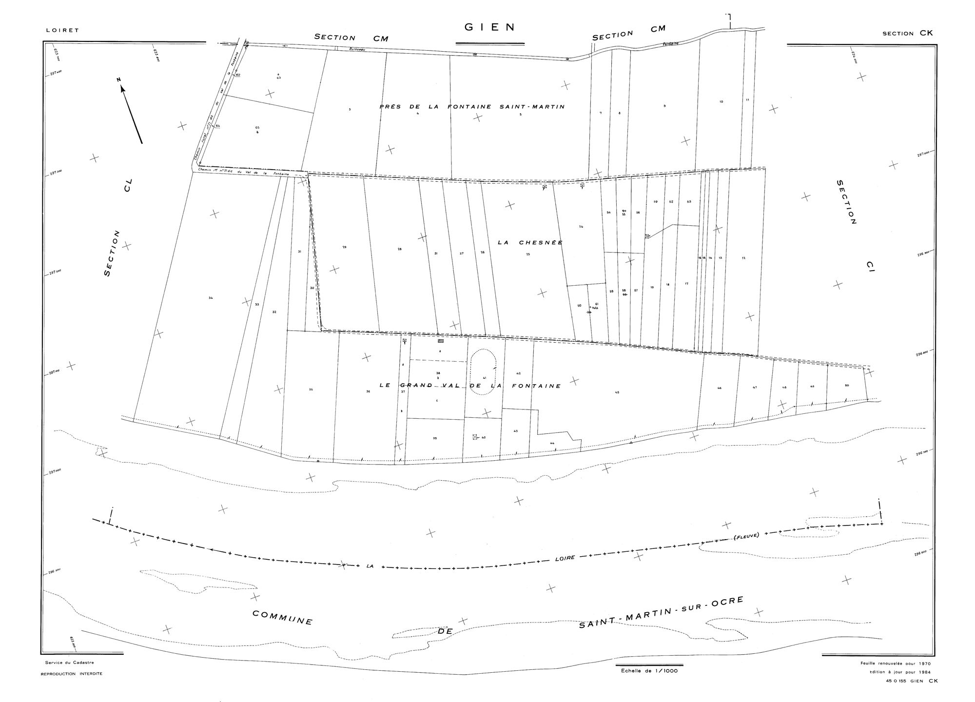 Gien - Sections