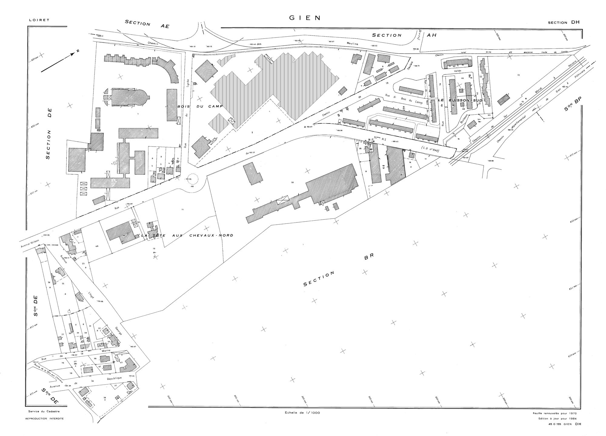 Gien - Sections