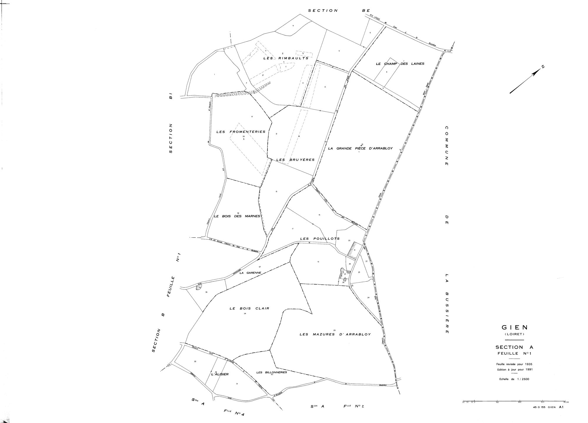 Gien - Sections