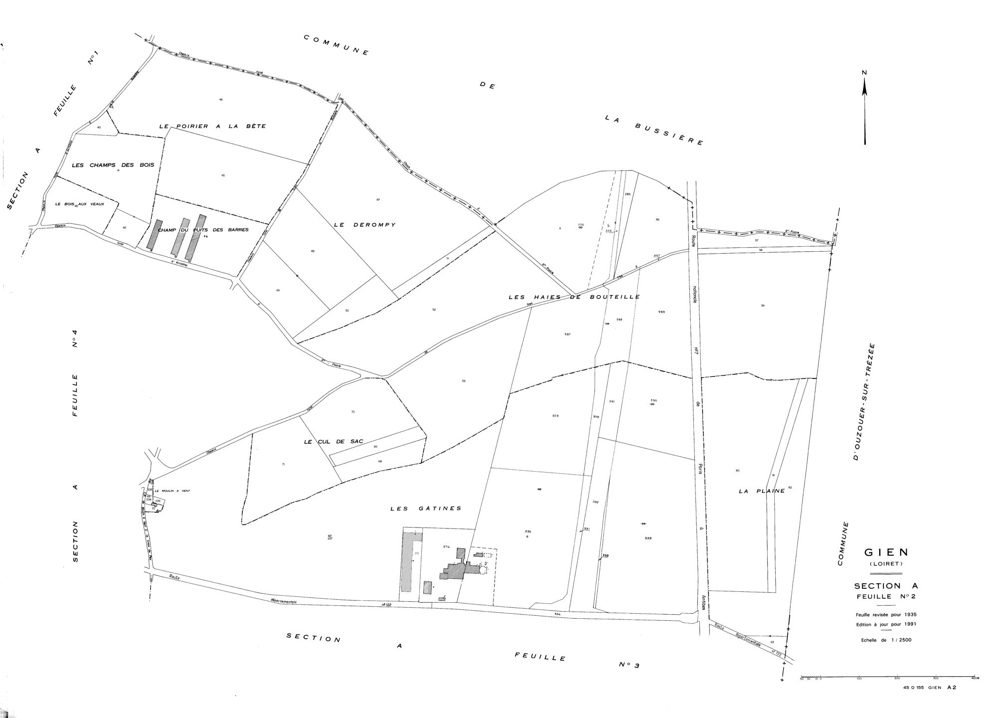 Gien - Sections