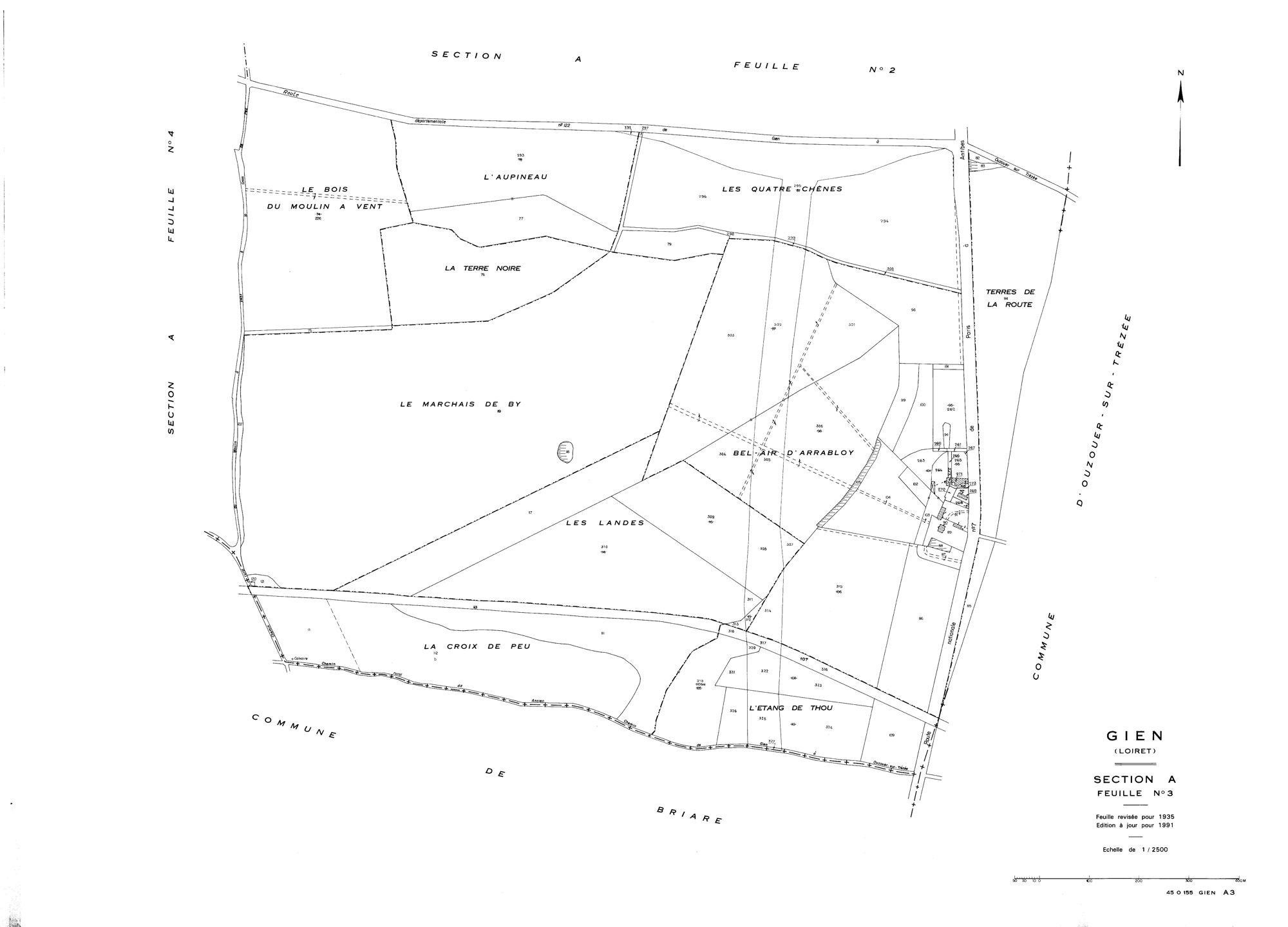 Gien - Sections