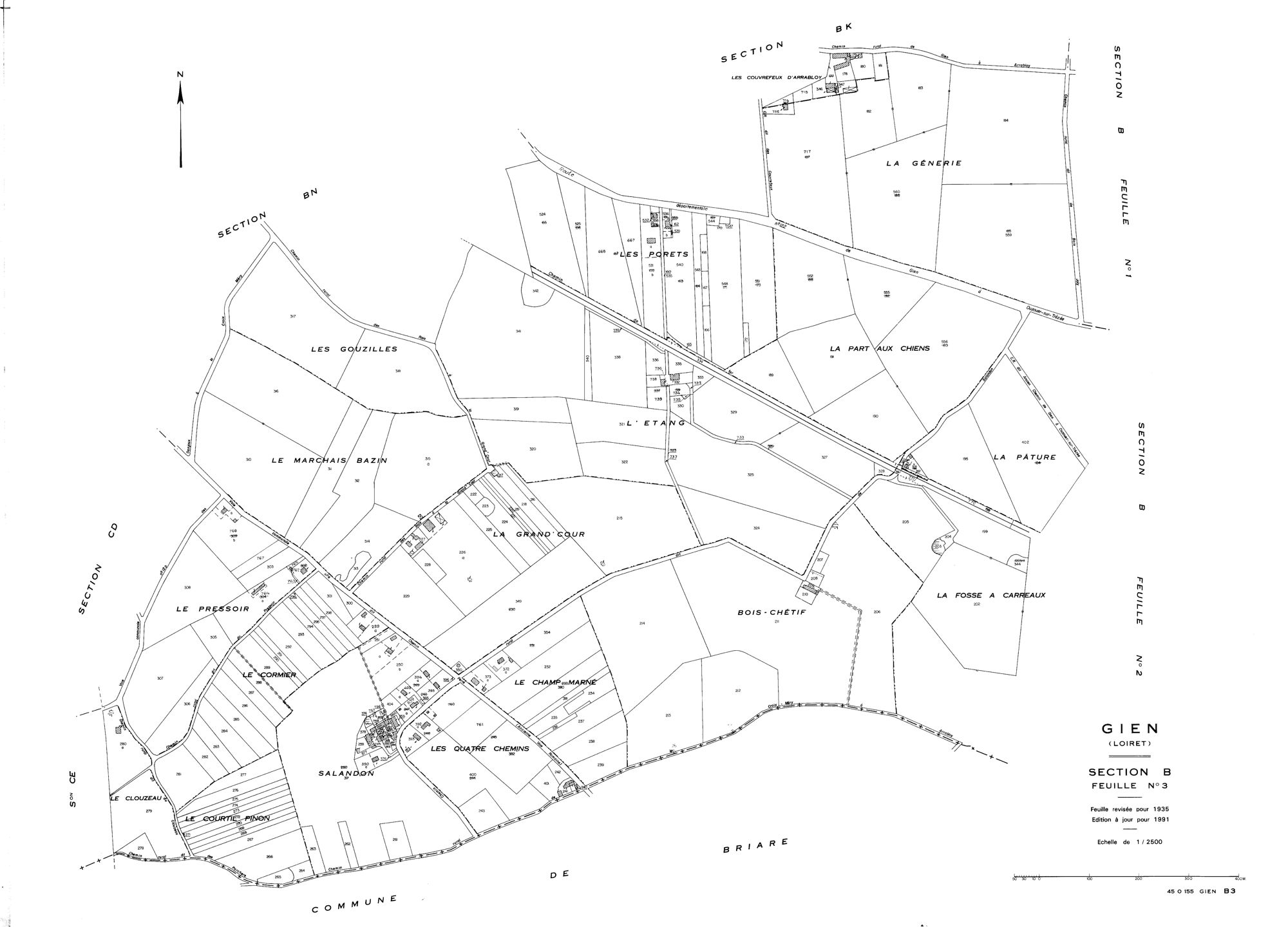 Gien - Sections