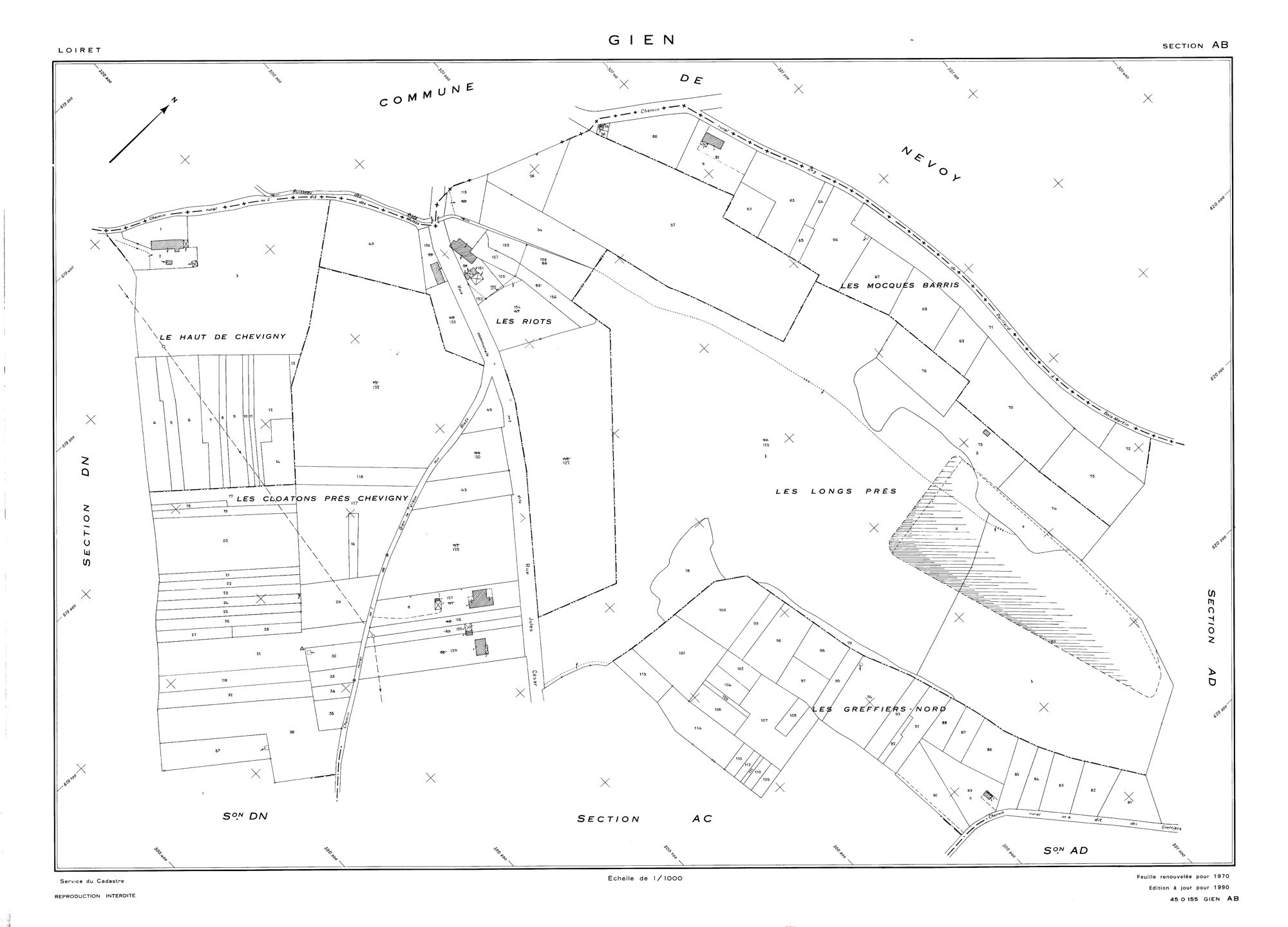 Gien - Sections