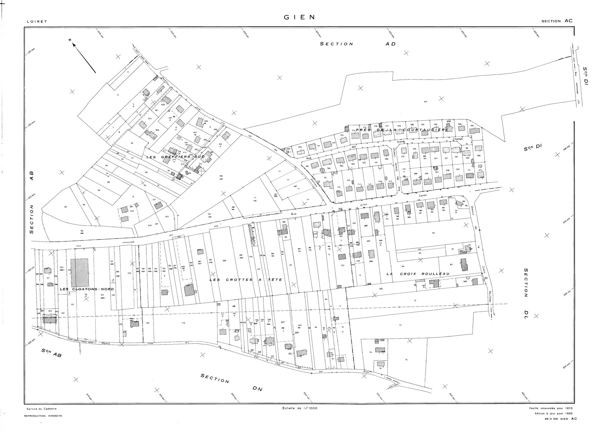 Gien - Sections