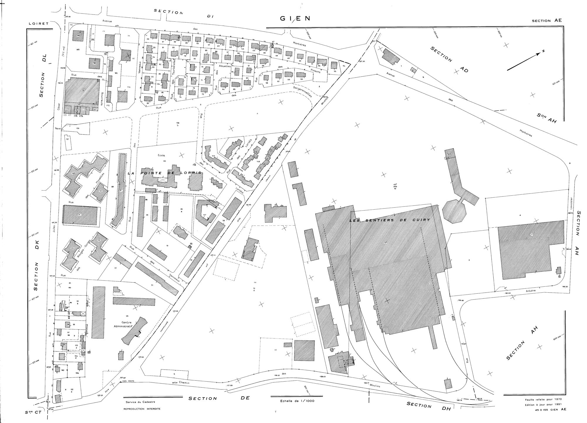 Gien - Sections
