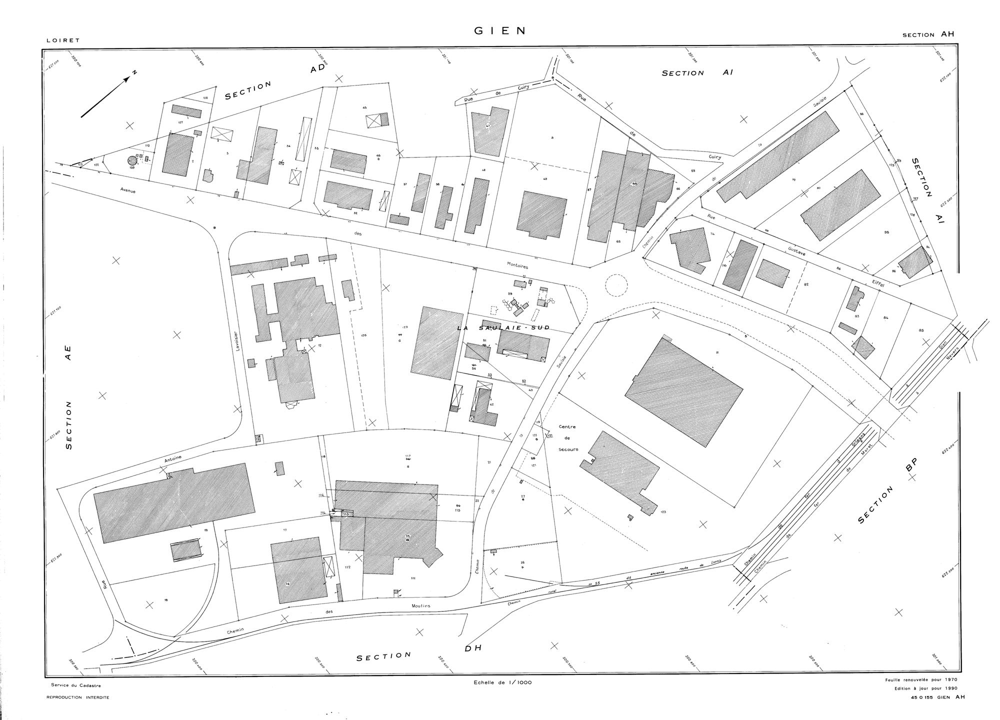Gien - Sections