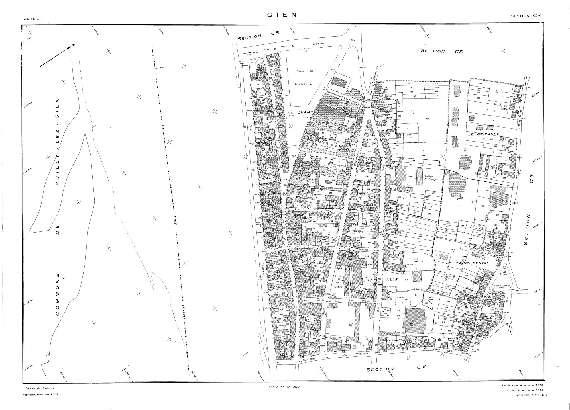 Gien - Sections
