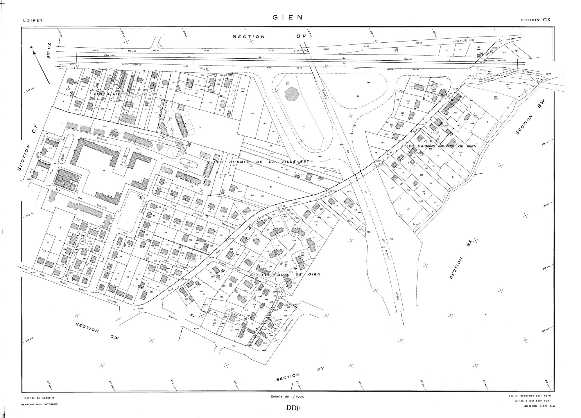 Gien - Sections