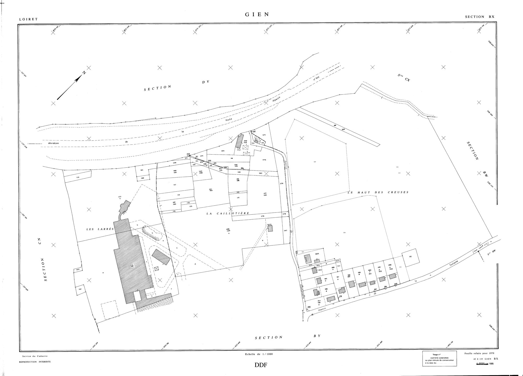 Gien - Sections