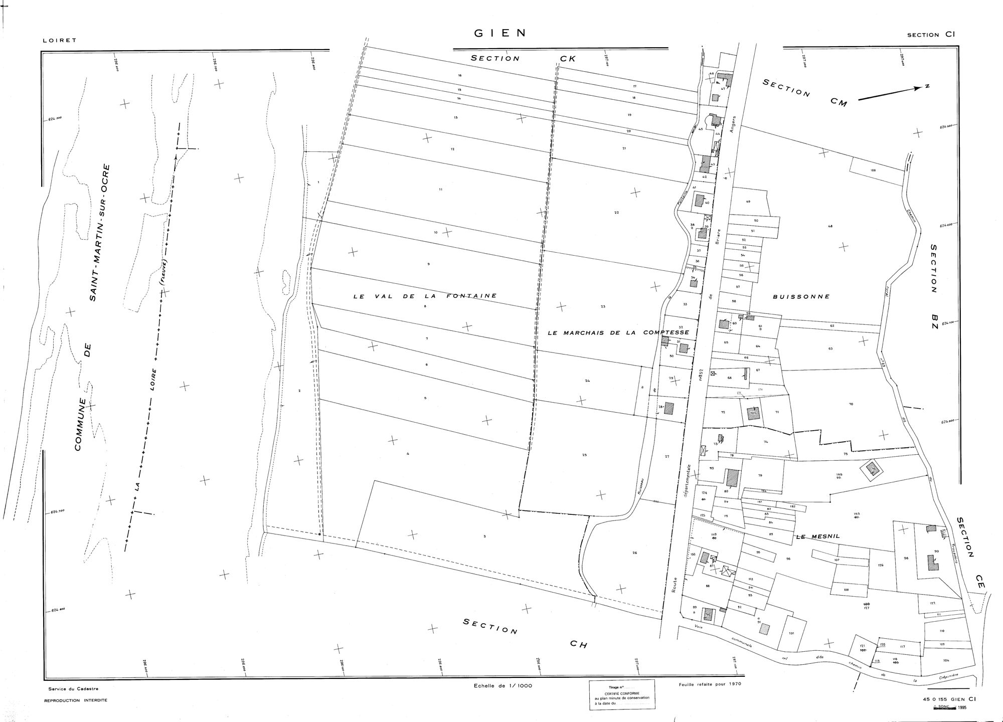 Gien - Sections