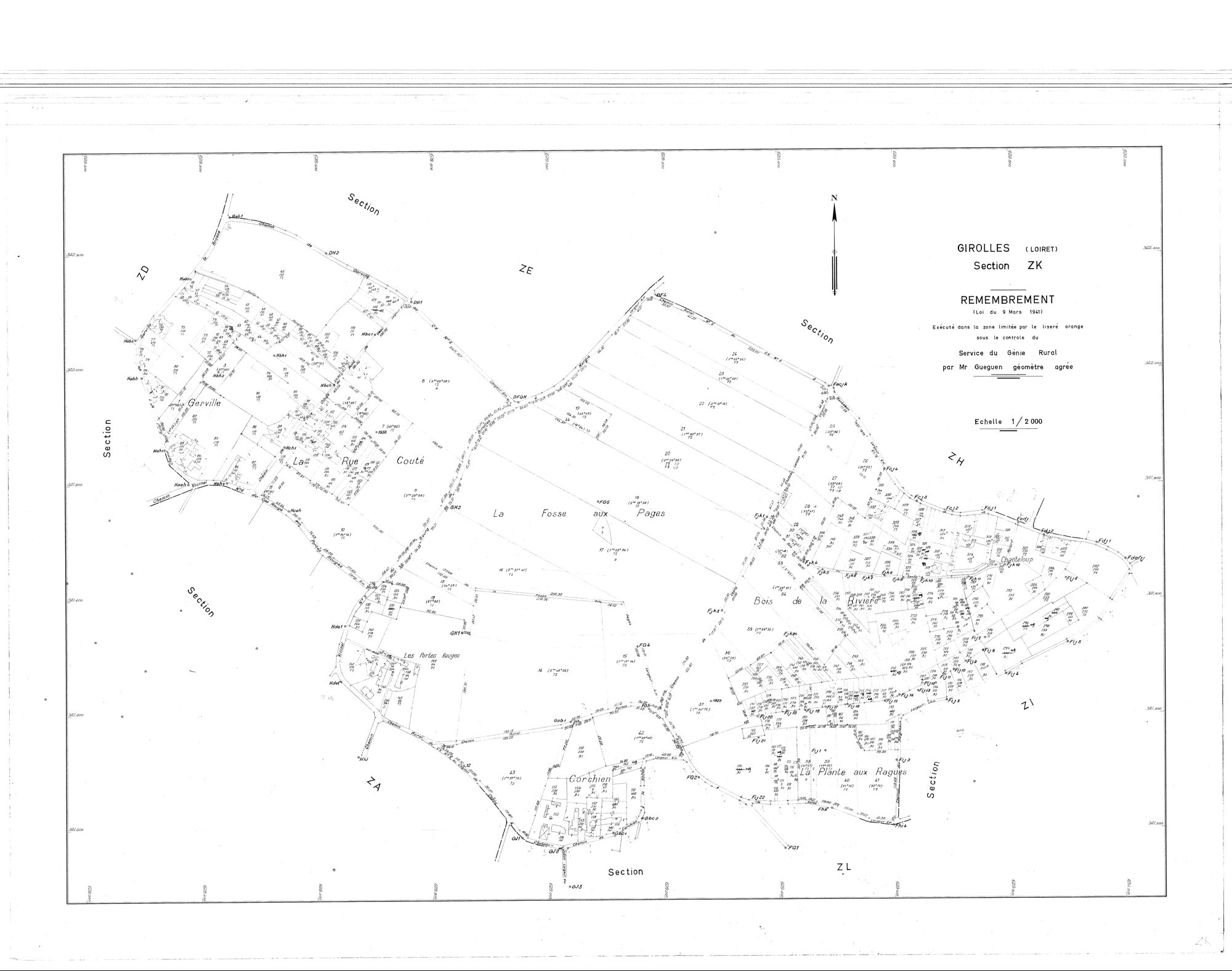Girolles - Sections