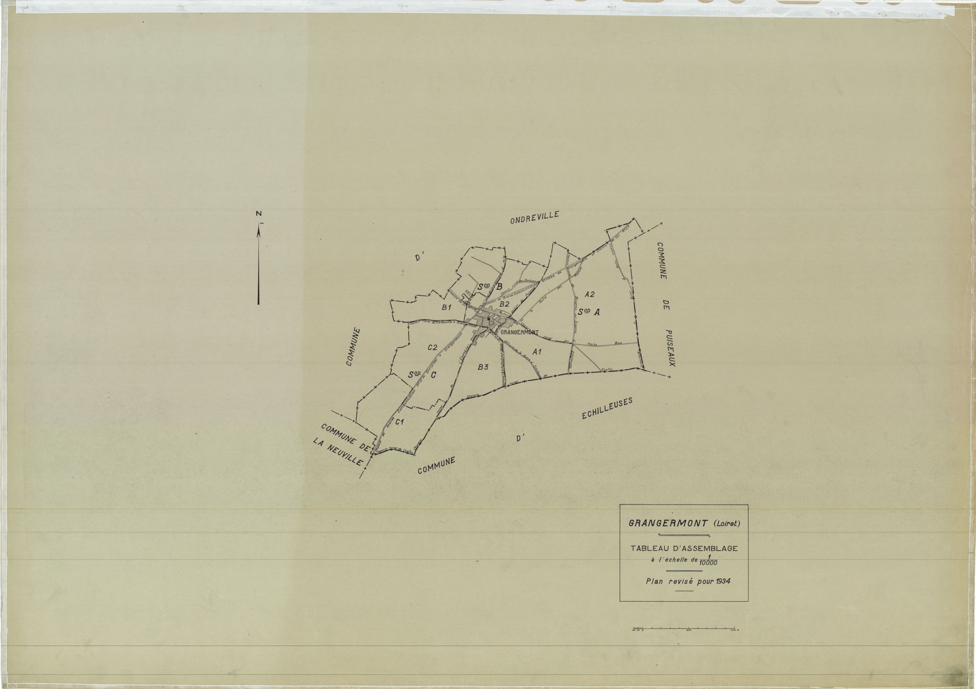 Grangermont - Tableau d'assemblage
