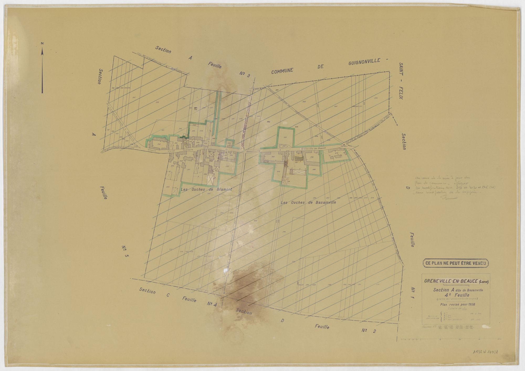 Greneville-en-Beauce - Sections