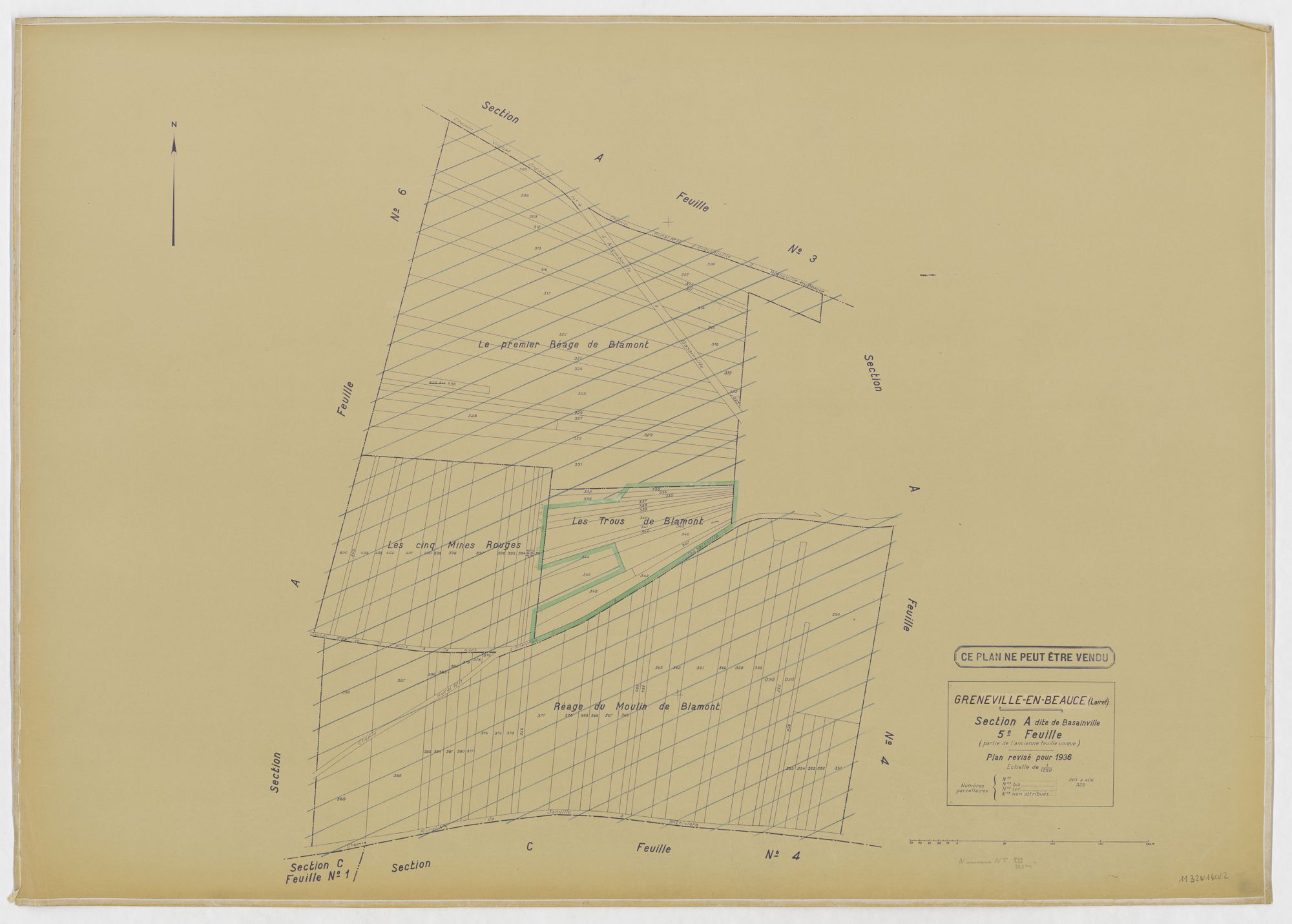 Greneville-en-Beauce - Sections
