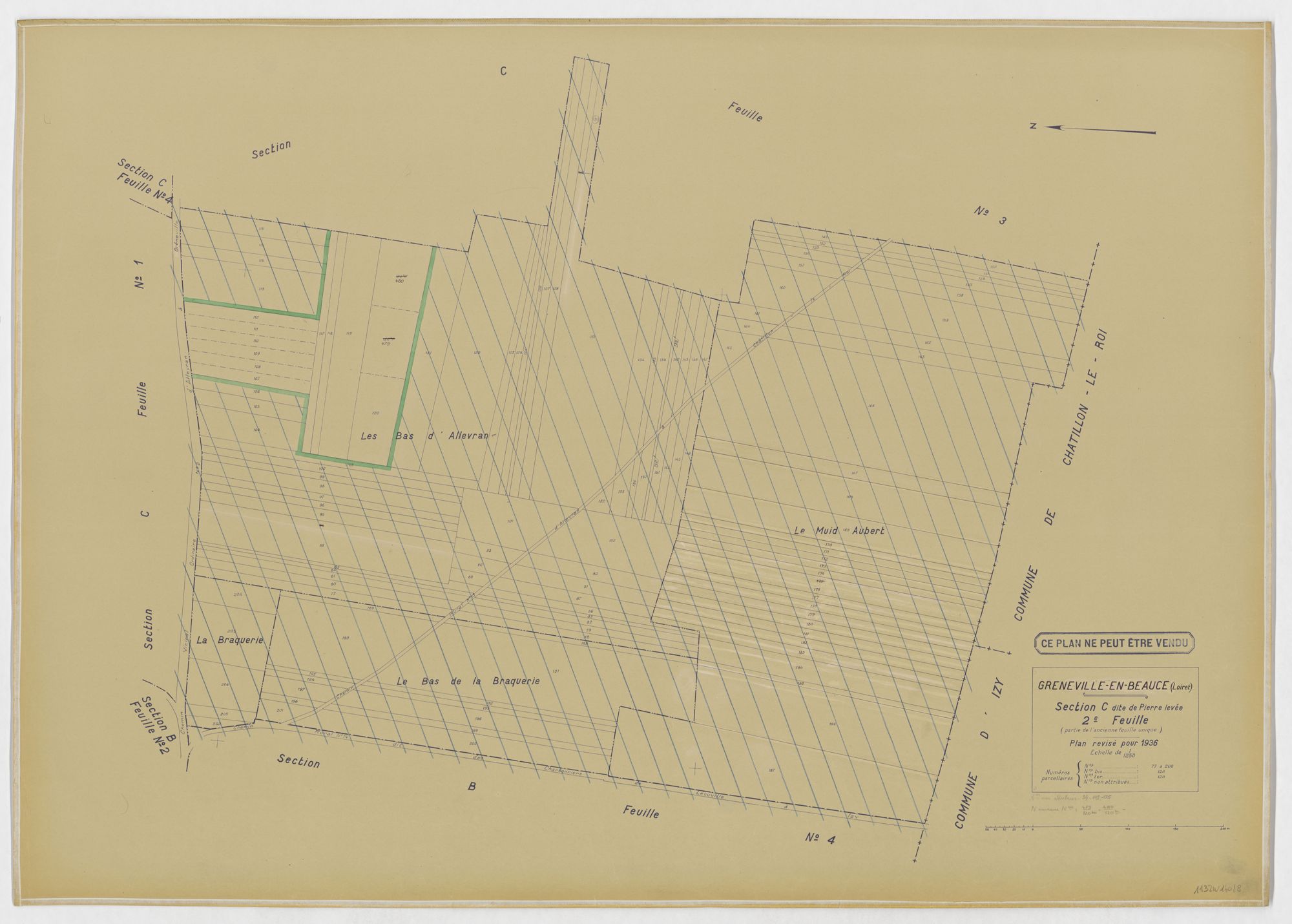 Greneville-en-Beauce - Sections