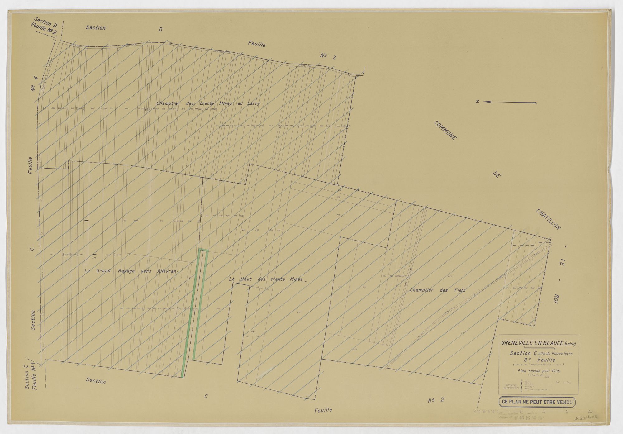 Greneville-en-Beauce - Sections