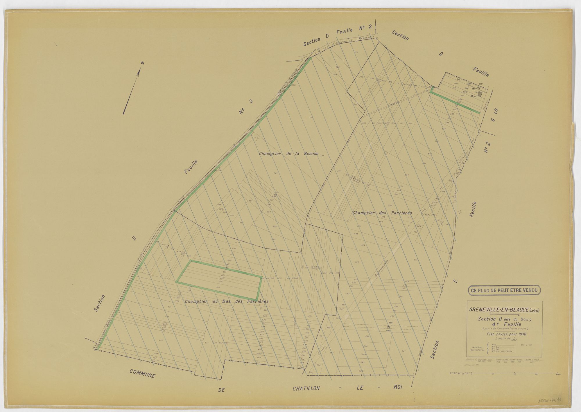Greneville-en-Beauce - Sections