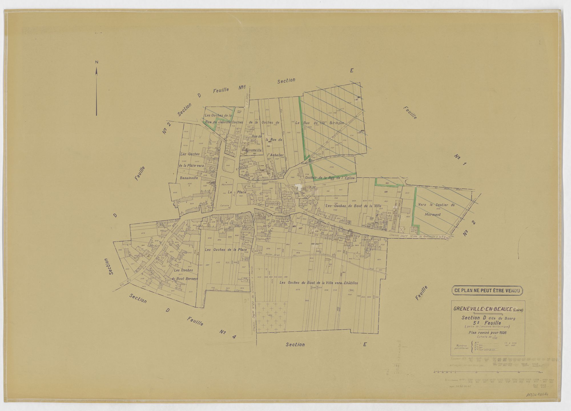 Greneville-en-Beauce - Sections