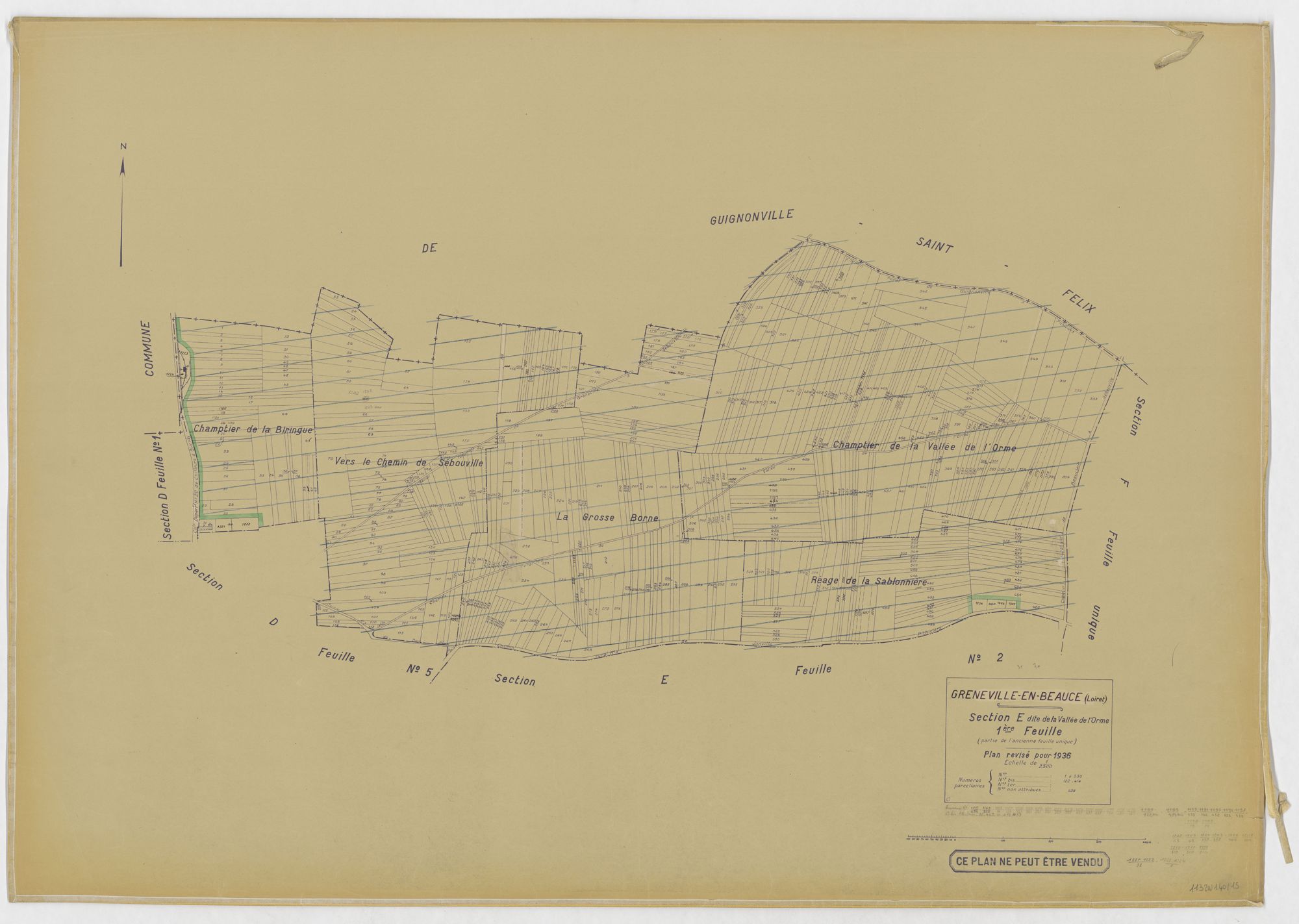 Greneville-en-Beauce - Sections