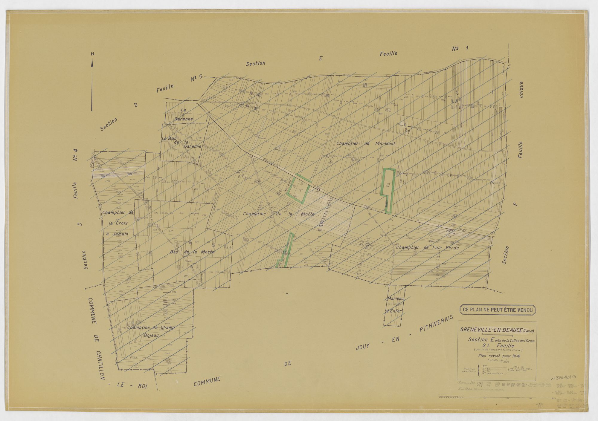 Greneville-en-Beauce - Sections