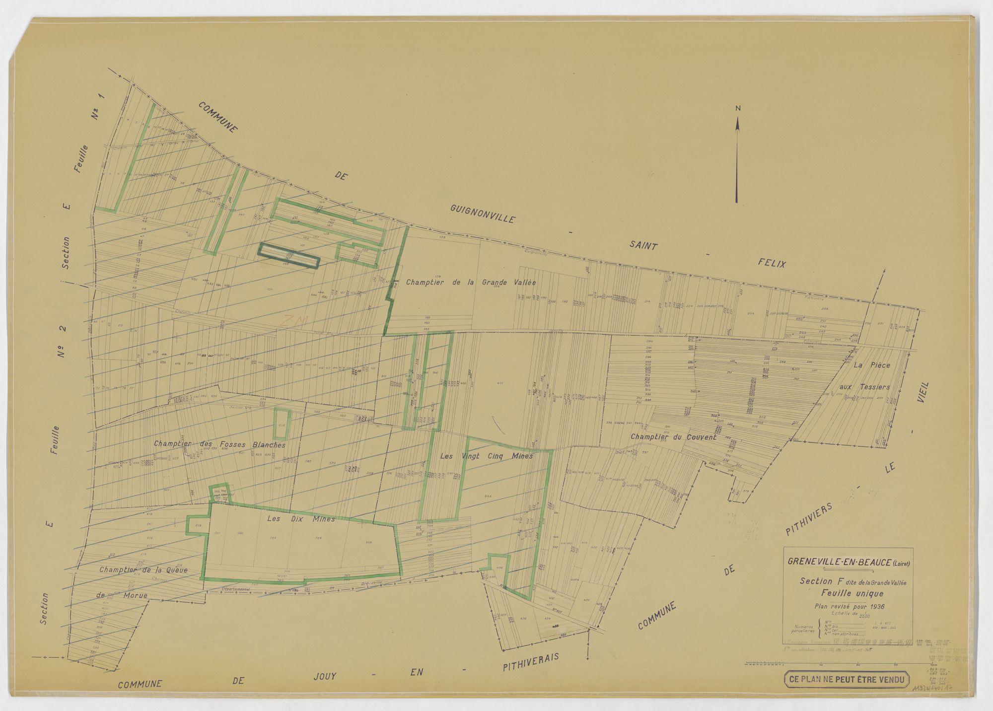 Greneville-en-Beauce - Sections