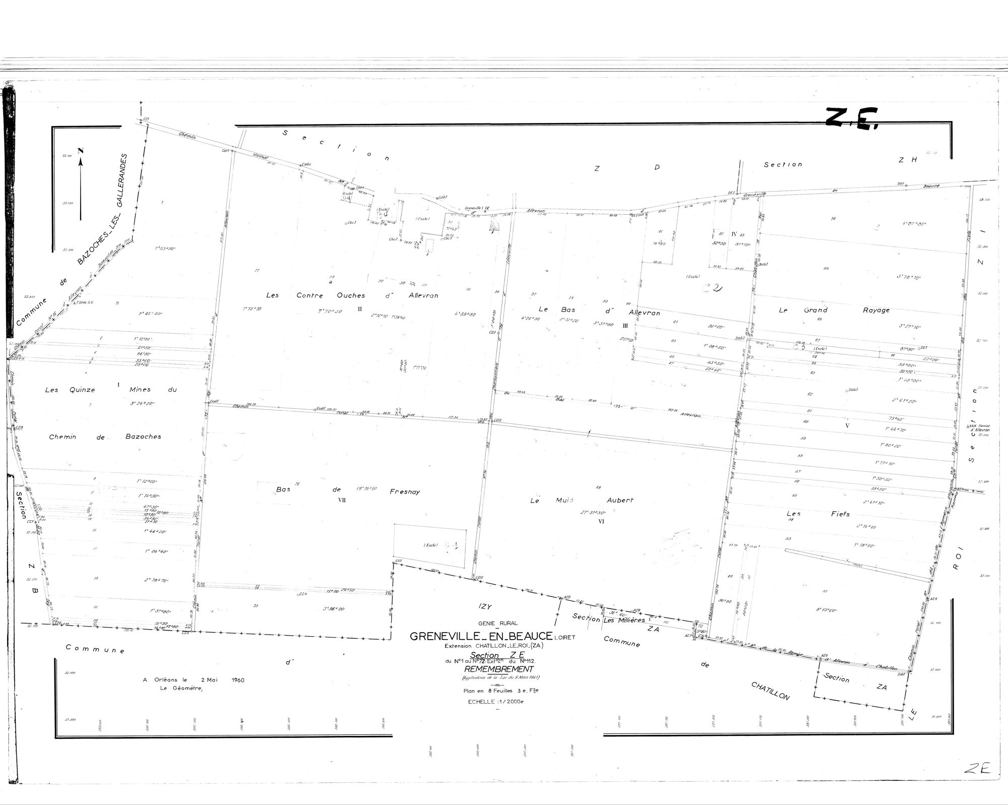 Greneville-en-Beauce - Sections