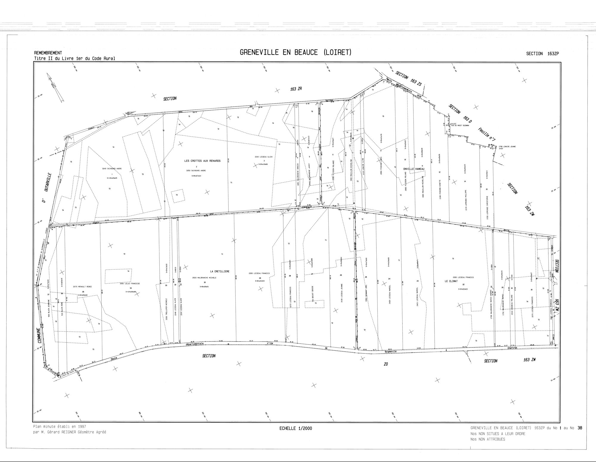 Greneville-en-Beauce - Sections