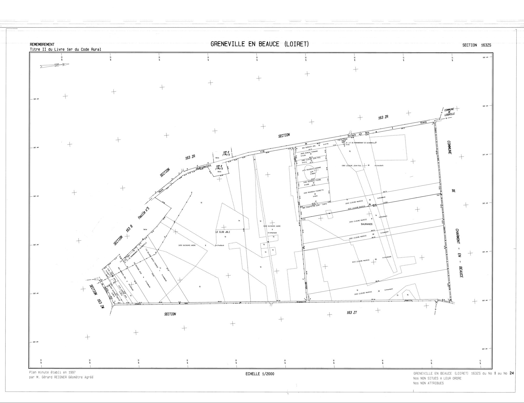 Greneville-en-Beauce - Sections
