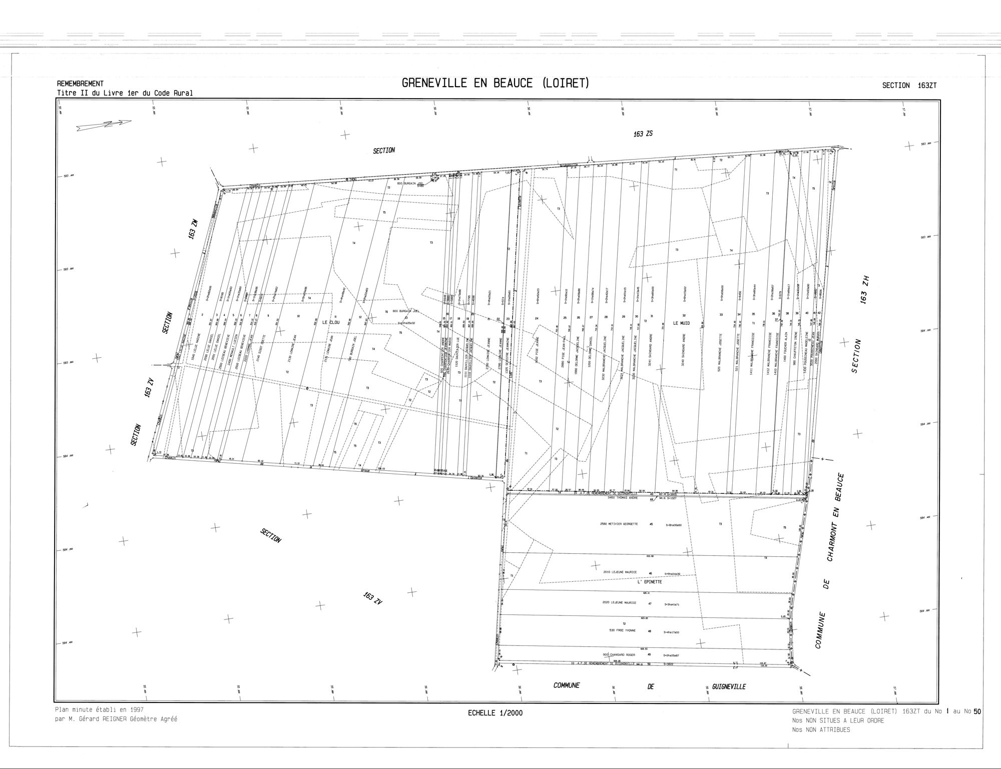 Greneville-en-Beauce - Sections