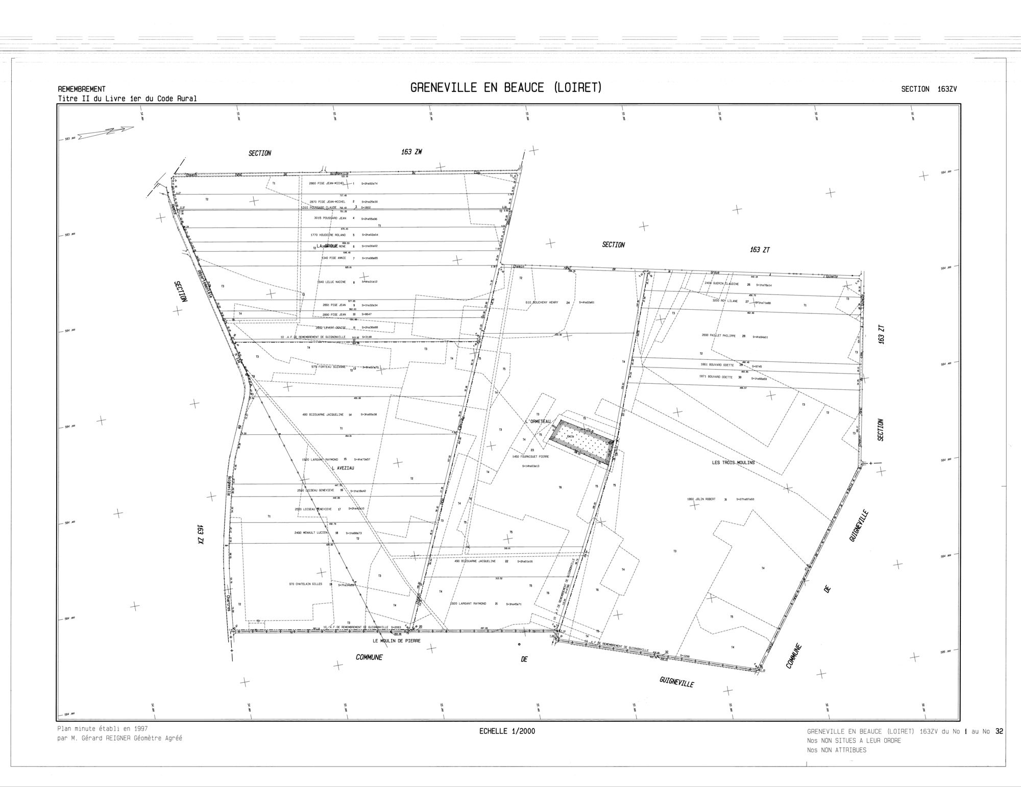 Greneville-en-Beauce - Sections