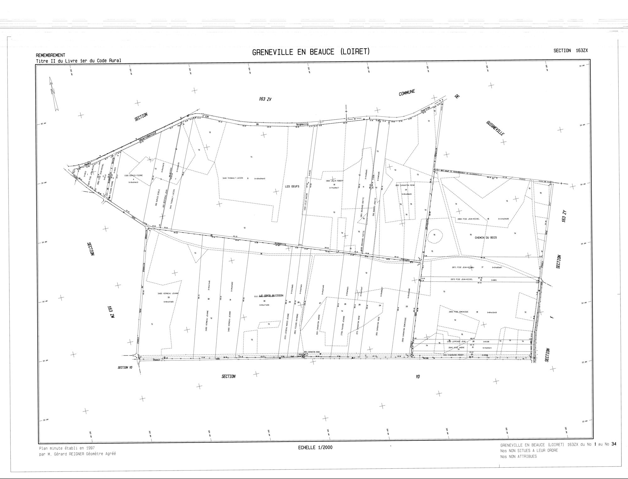 Greneville-en-Beauce - Sections