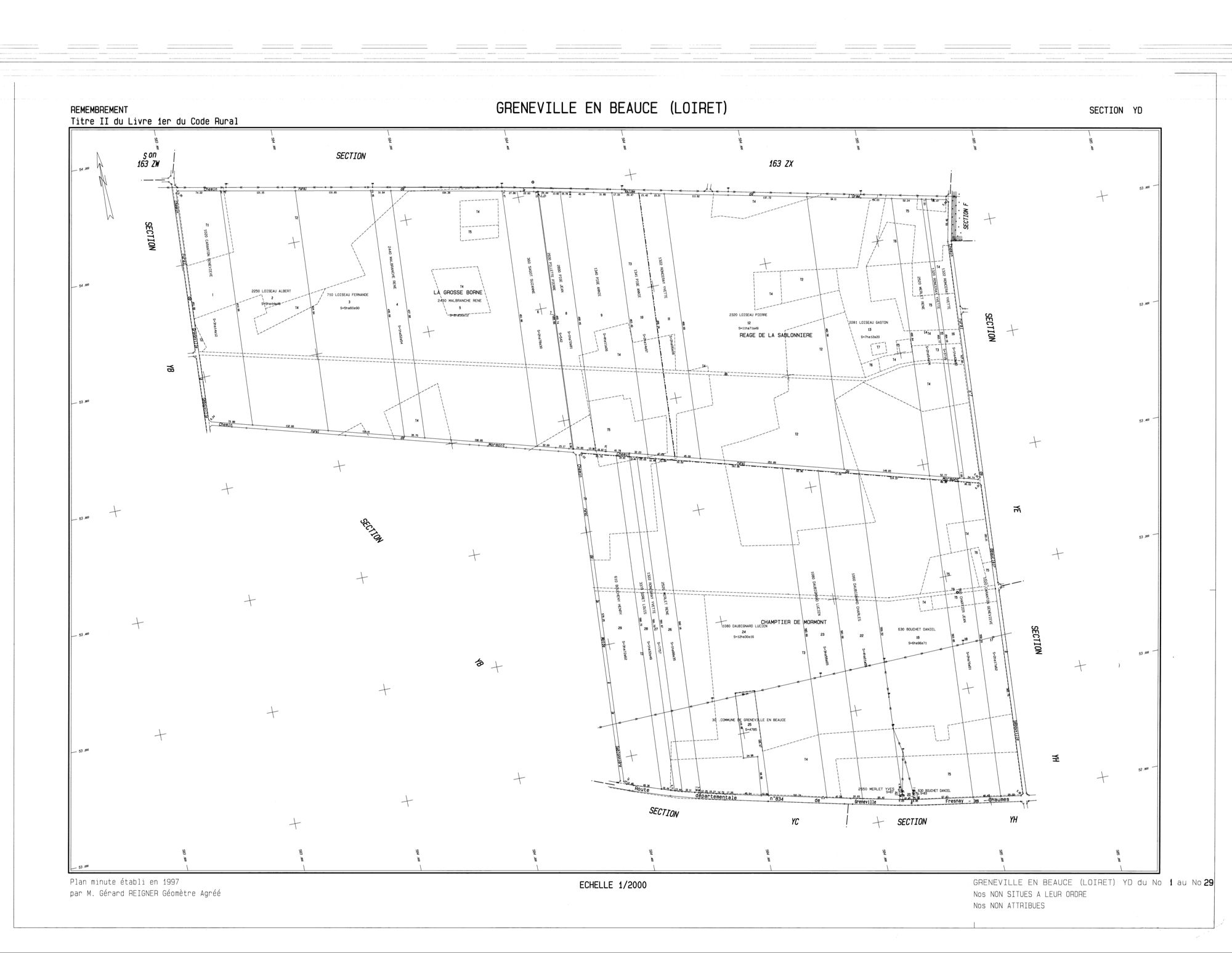 Greneville-en-Beauce - Sections