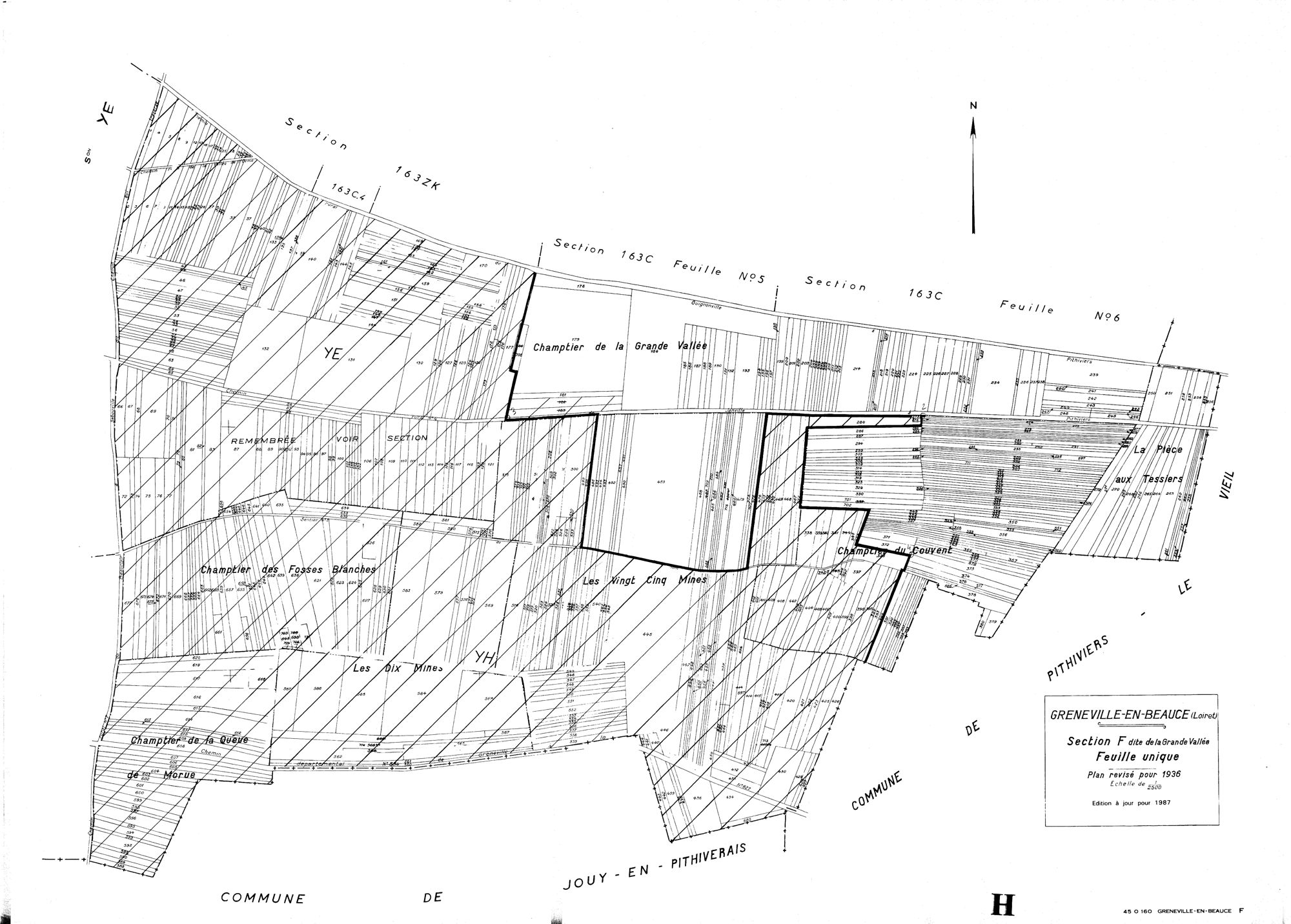 Greneville-en-Beauce - Sections