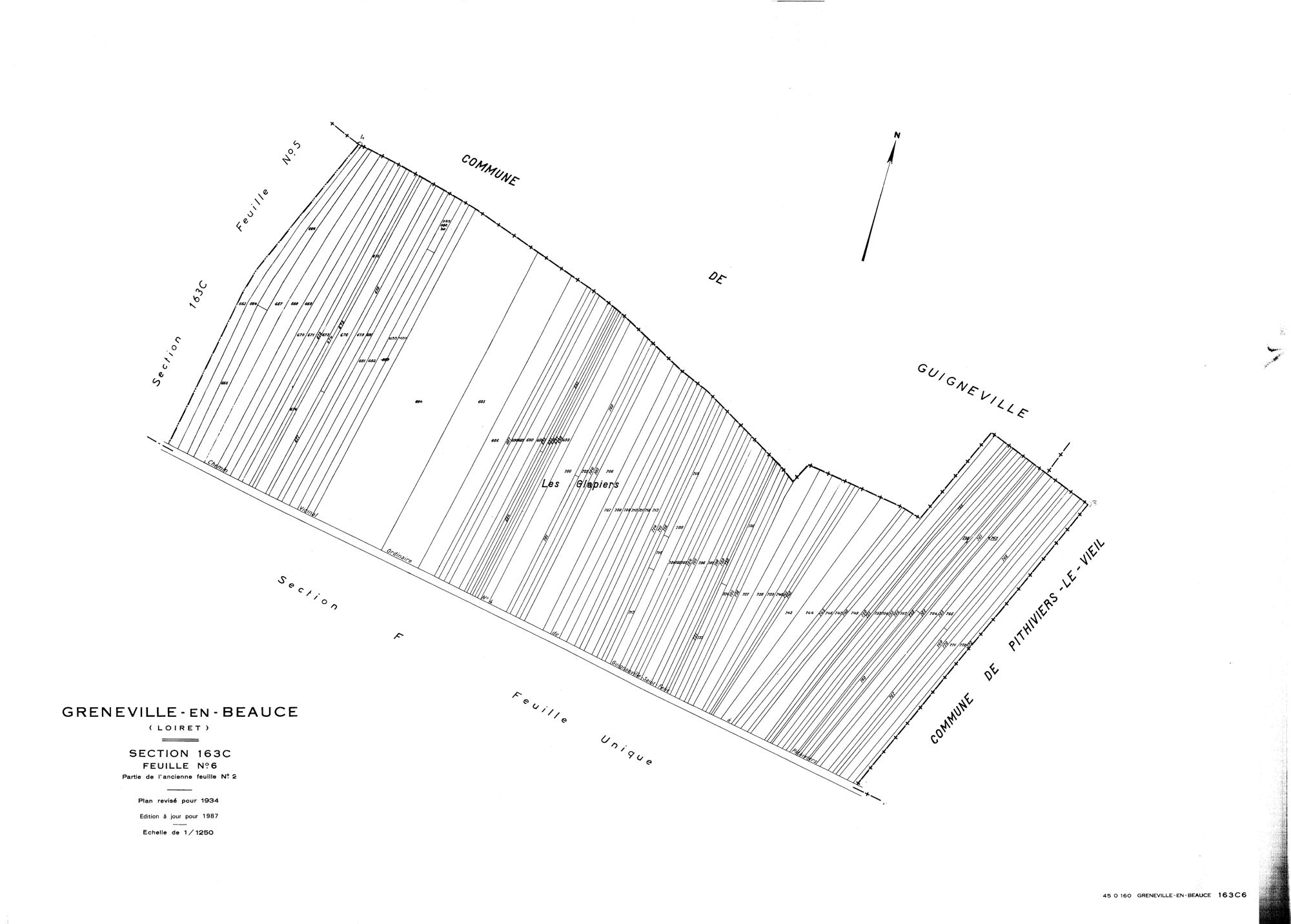 Greneville-en-Beauce - Sections