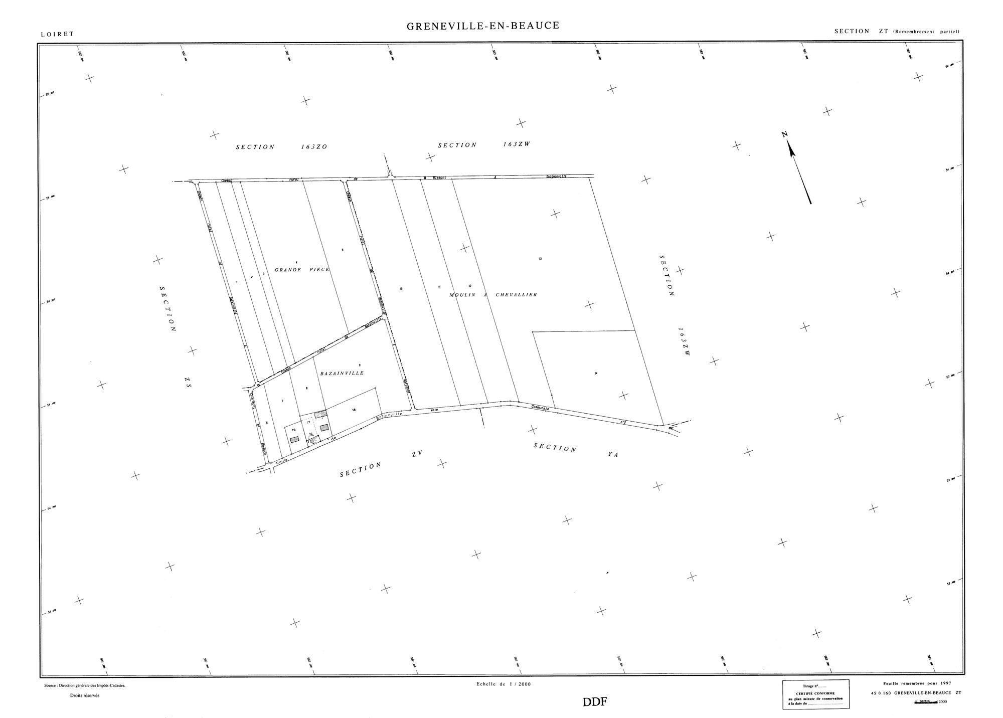 Greneville-en-Beauce - Sections