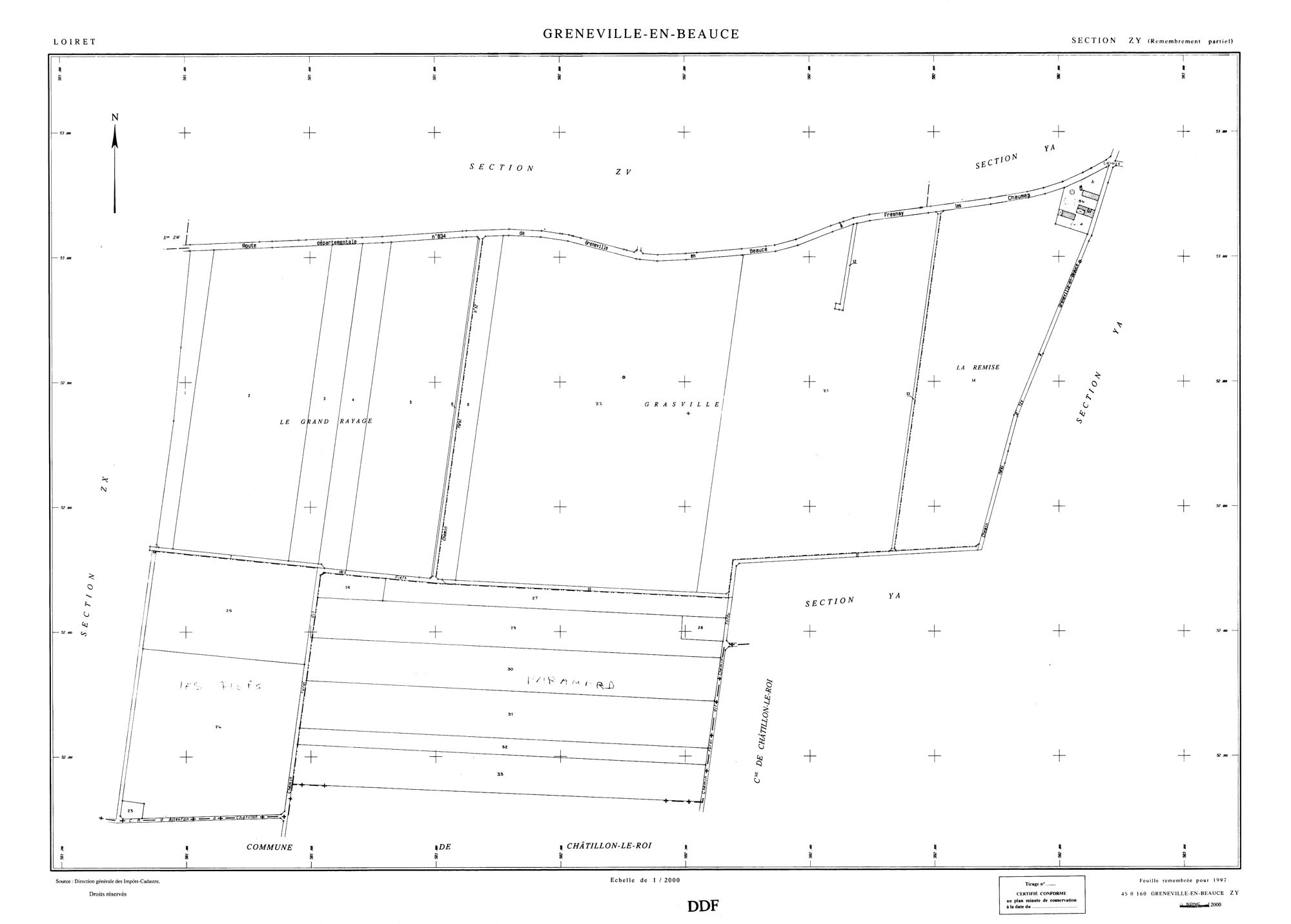 Greneville-en-Beauce - Sections