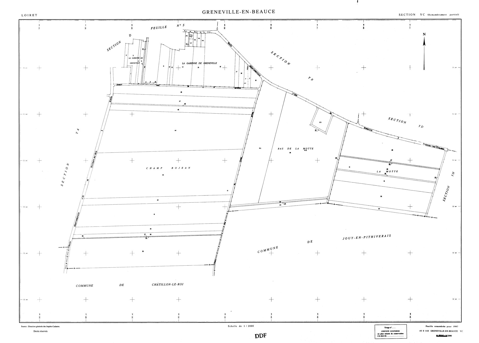Greneville-en-Beauce - Sections