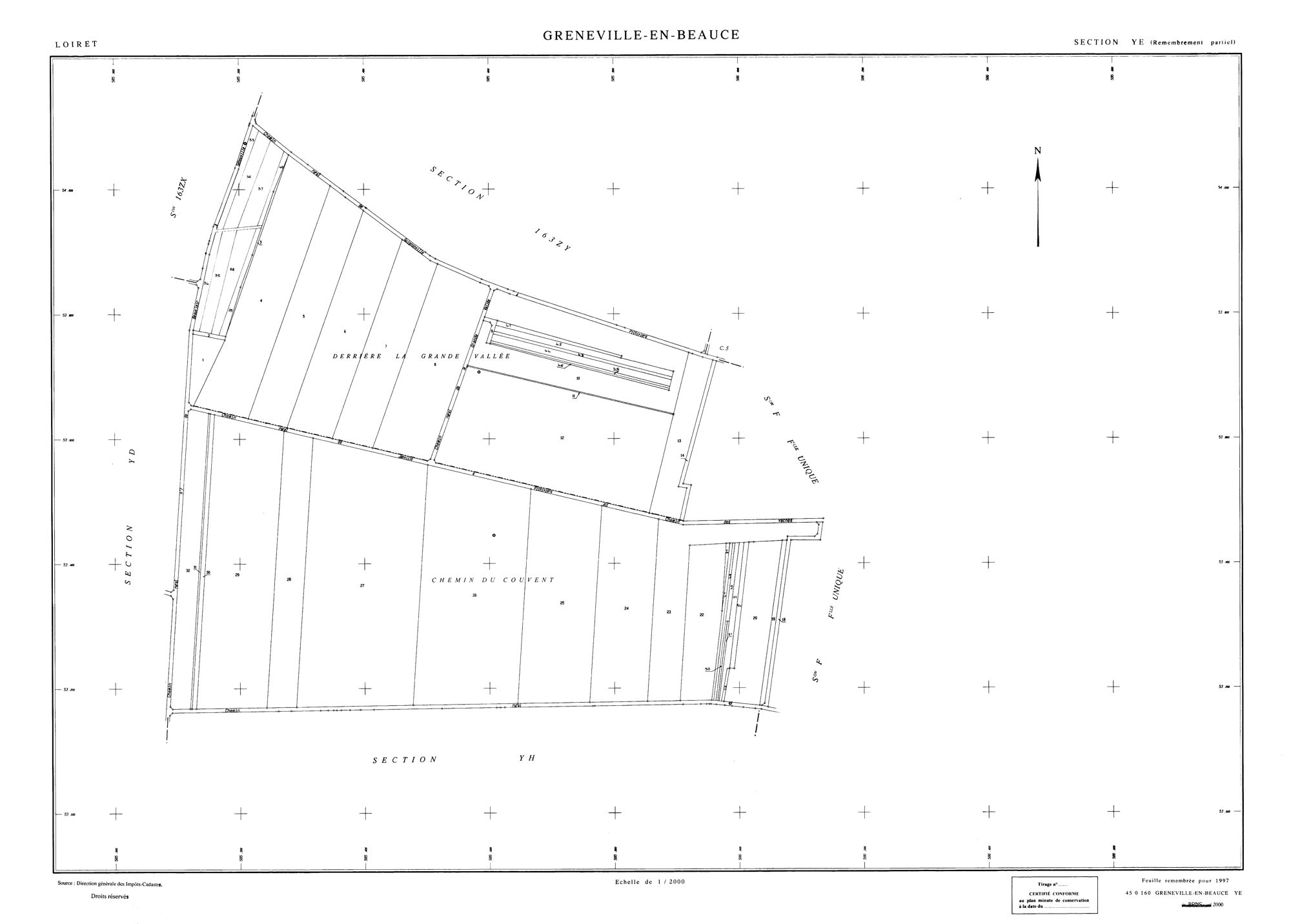 Greneville-en-Beauce - Sections