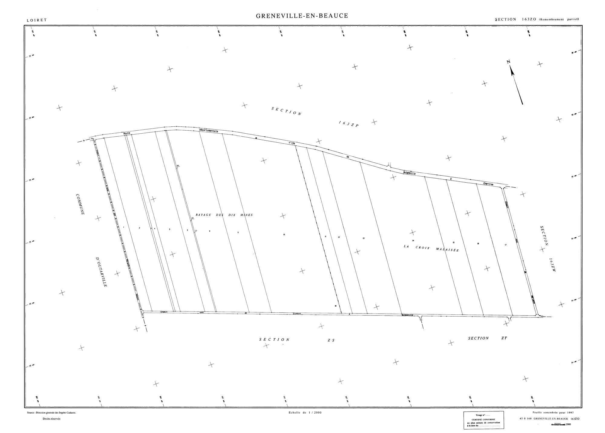 Greneville-en-Beauce - Sections