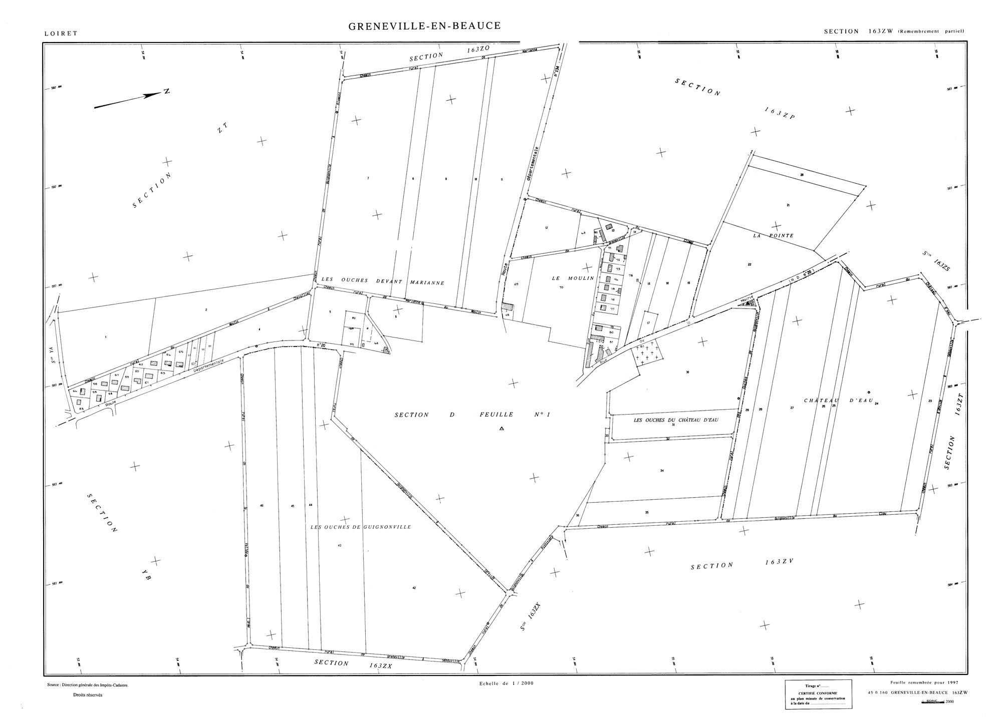 Greneville-en-Beauce - Sections