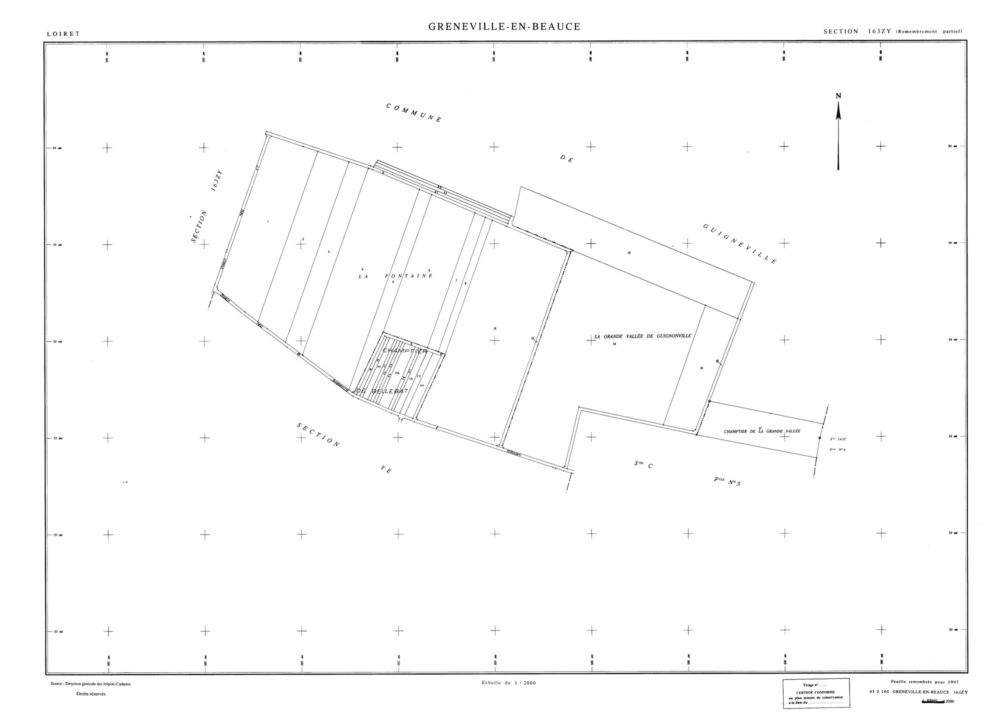 Greneville-en-Beauce - Sections