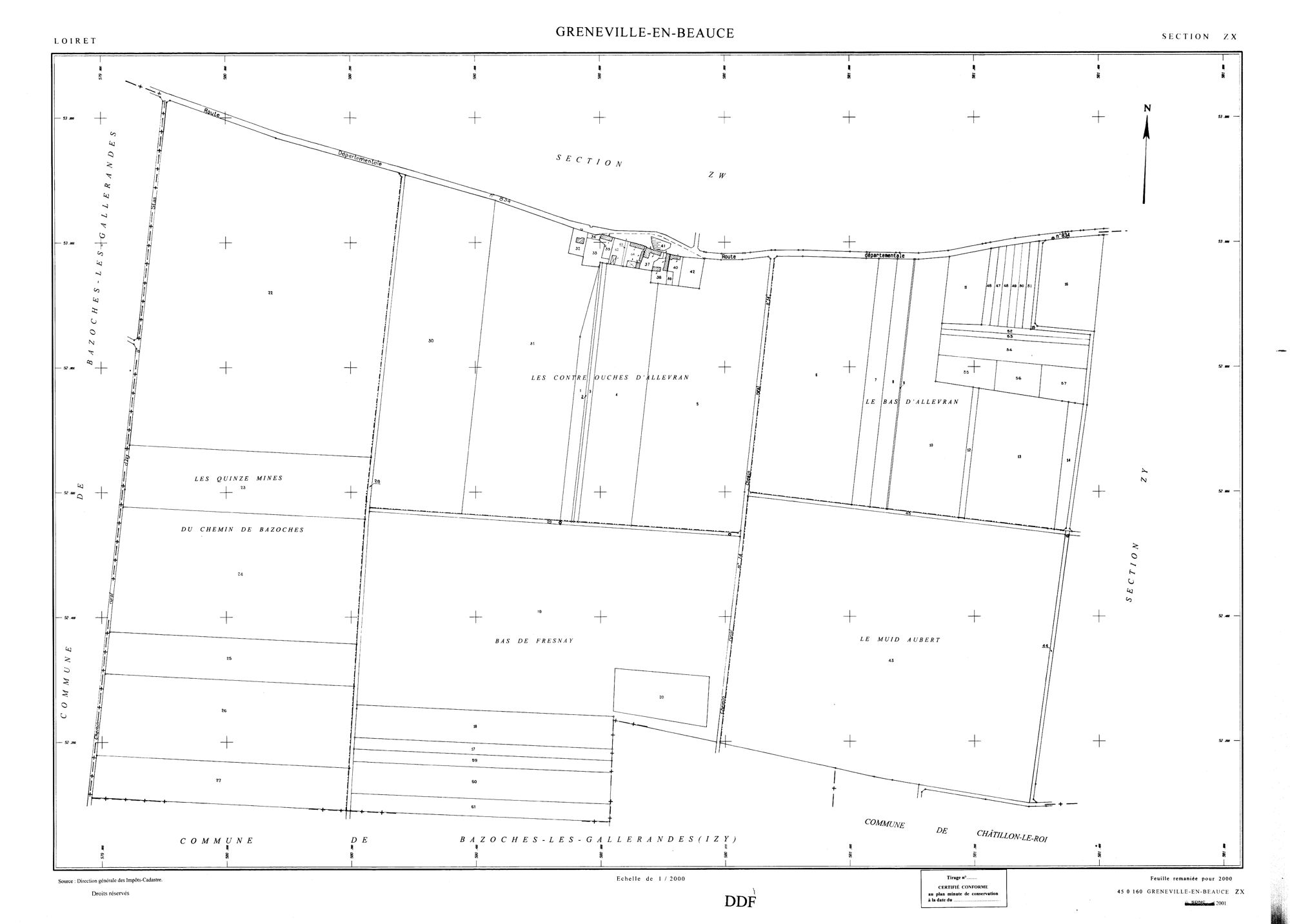 Greneville-en-Beauce - Sections