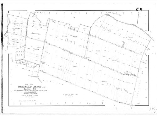 Greneville-en-Beauce - Sections