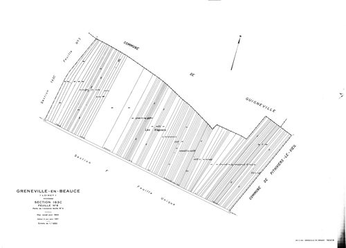 Greneville-en-Beauce - Sections