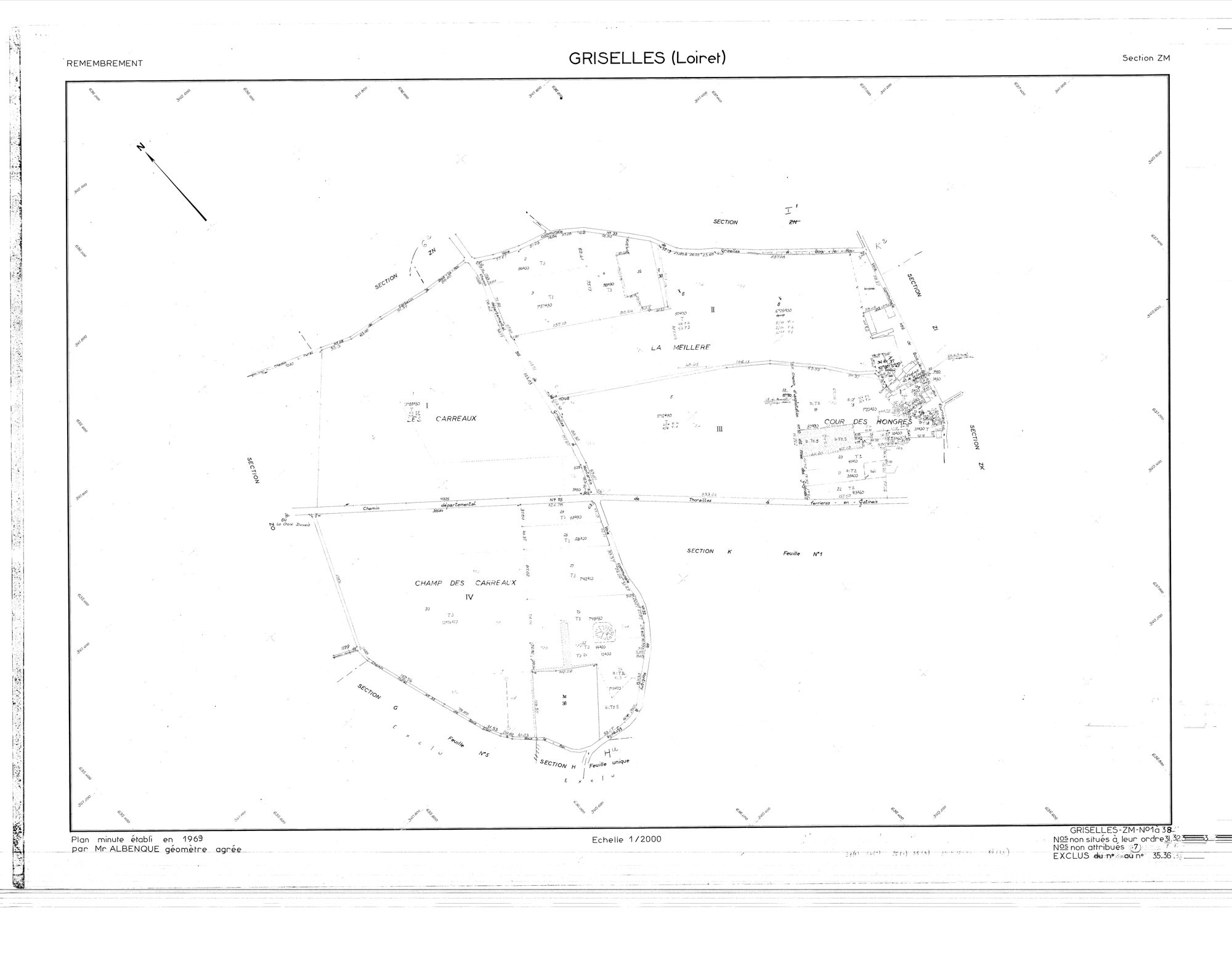 Griselles - Sections