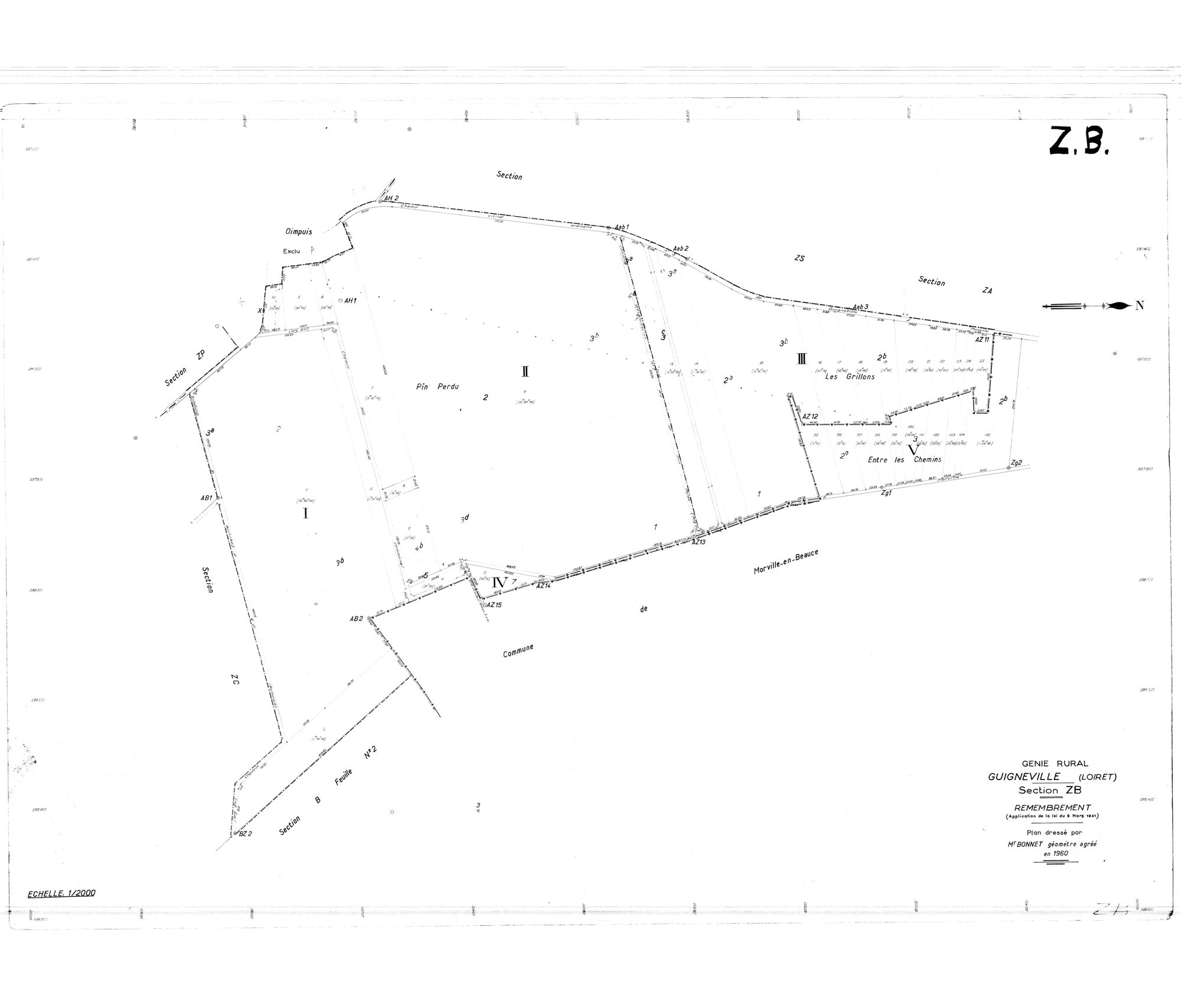 Guigneville - Sections